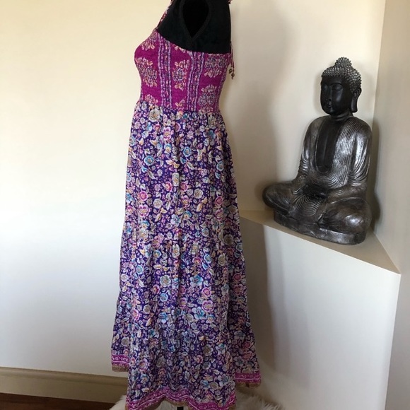 NWOT Maeve Purple Silk Maxi Dress - Small - Picture 8 of 14